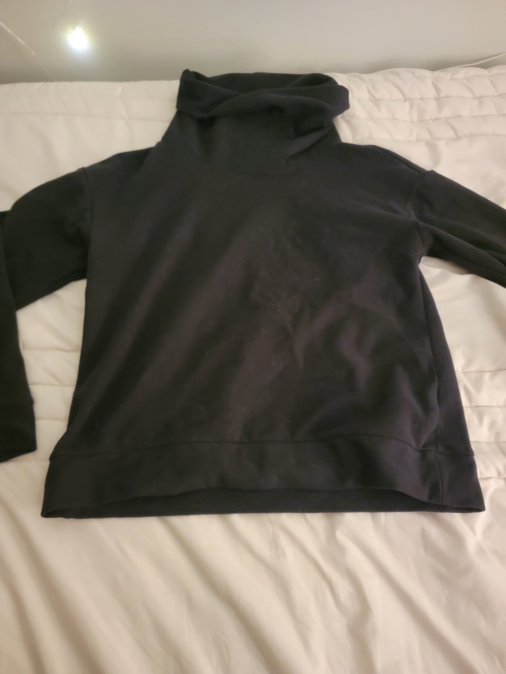 Time and Tru Black Turtleneck Pullover